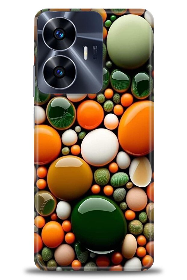 حافظة A+ Plus متوافقة مع 4G C55 + واقي شاشة سيراميك غير قابل للكسر - 348 - 1