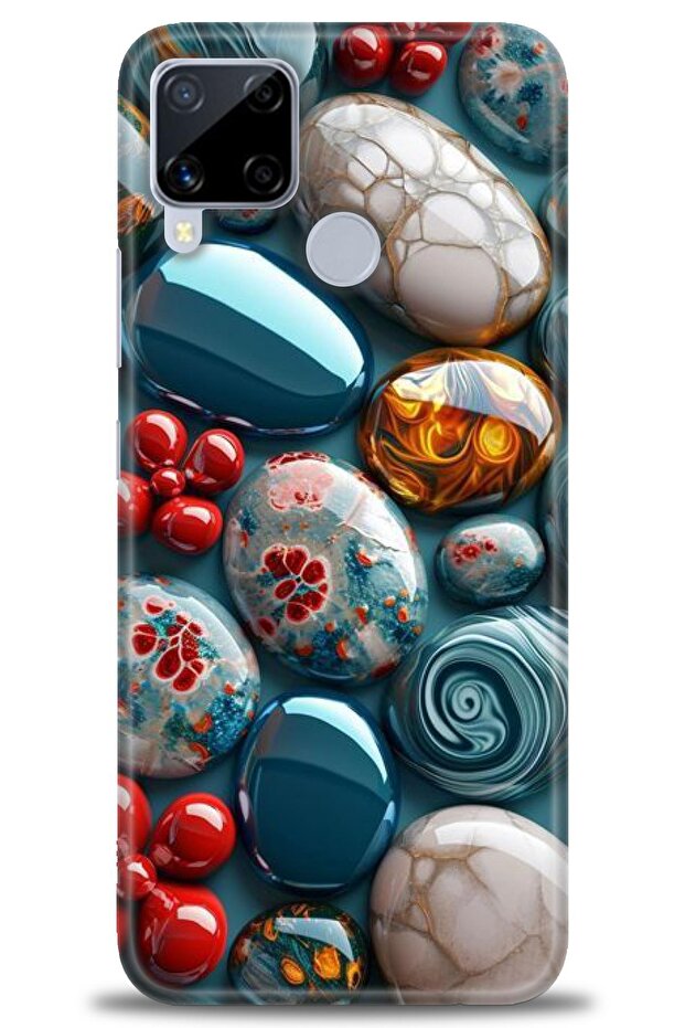 حافظة متوافقة مع C15 A+ Plus + واقي شاشة سيراميك غير قابل للكسر - 349 - 1