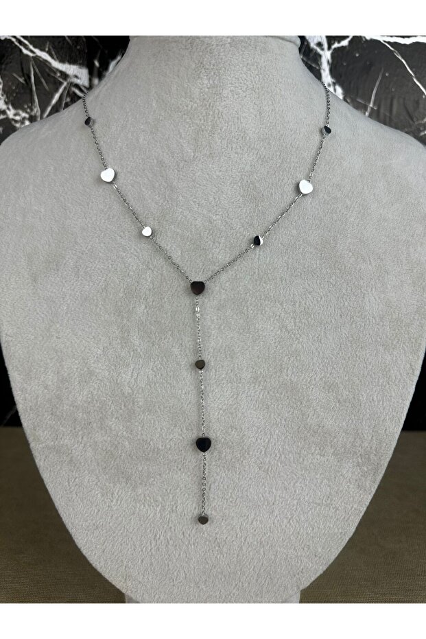 Çelik Y Kolye Silver - 1