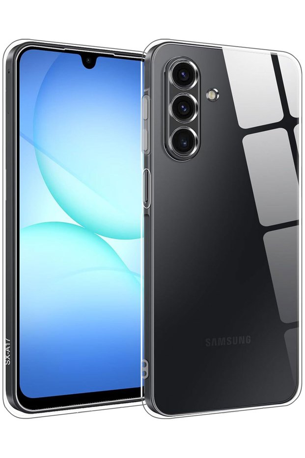 Samsung Galaxy A17 Case Transparent Camera Protected Flexible Soft Silicone