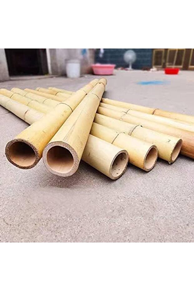 FFD Natural Bamboo Stick Tall Garden Plant Stakes Bamboo Poles Stakes Bamboo Rod 120cm 10pcs