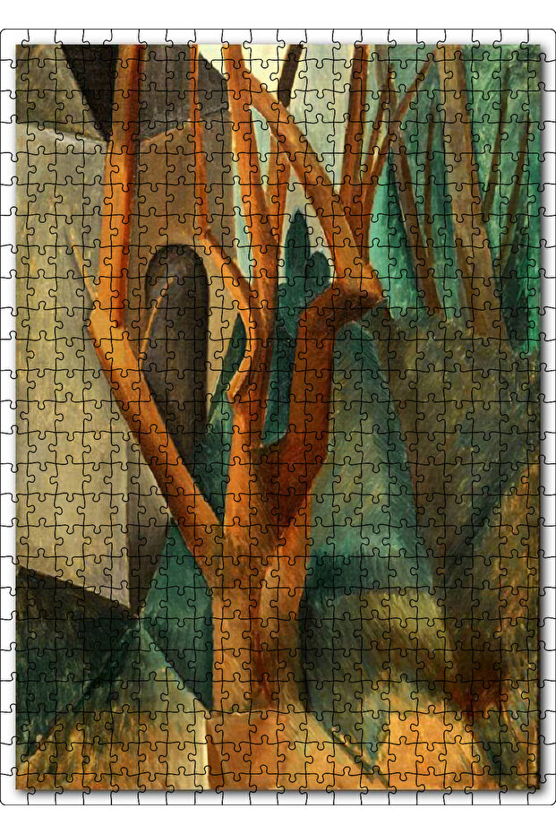 Cakasepetim La Rue-Des-Bois, 1908 by Pablo Picasso 500 Piece Puzzle Jigsaw Mdf (Wood)