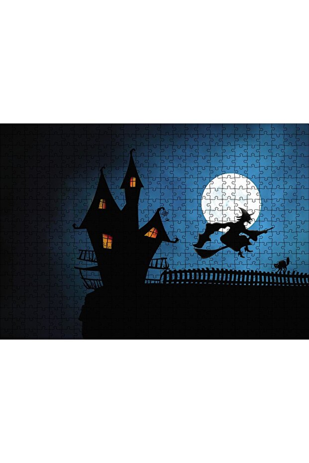Cakasepetim Witch House 500 Piece Puzzle Jigsaw Mdf (Wood)