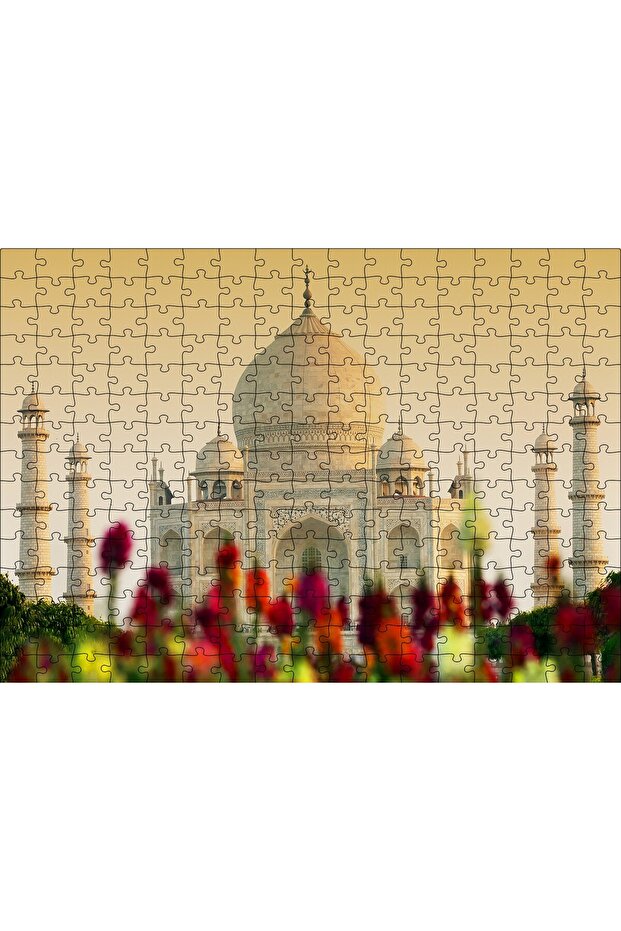 Cakasepetim Taj Mahal Close-Up 255 Piece Puzzle Jigsaw Mdf (Wood)