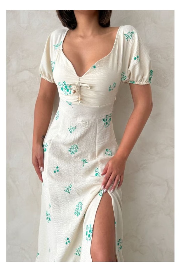 Rochie in brodat - Smarald S - 1