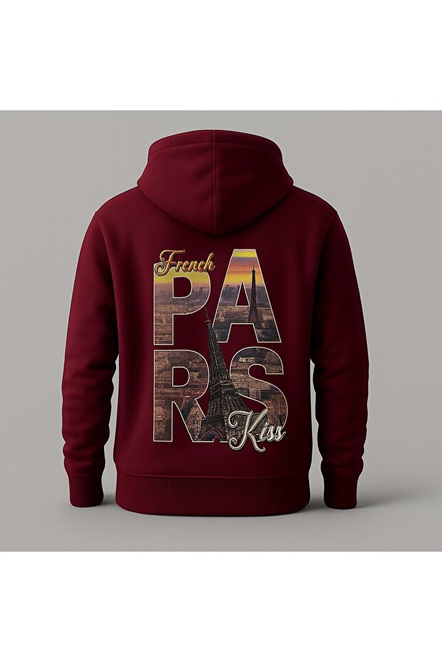 Paris Eiffel Printed Hooded Sweatshirt – Unisex Streetwear