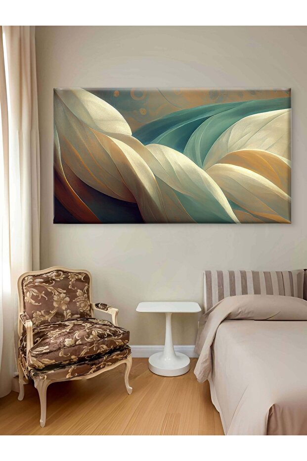 SOFT DESEN BASKILI KANVAS TABLO - 2