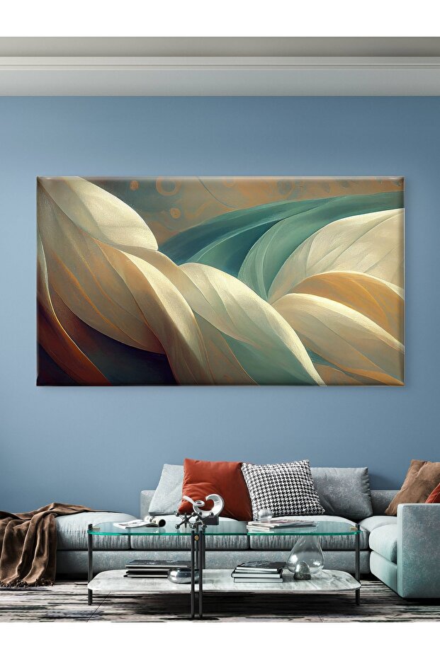 SOFT DESEN BASKILI KANVAS TABLO - 1