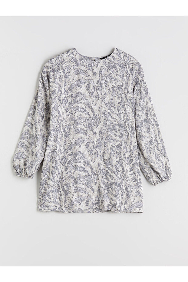 طاقم الرقبة منقوشة بلوزة - 5