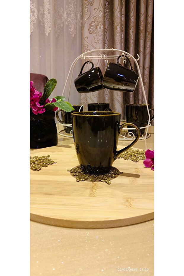 2nd Quality Black Muğ 350 ml - 1 Adet - 5