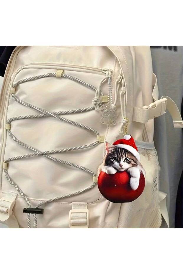 Cat Keychain with Cat Figure 3D (Yilbaşii) - 4