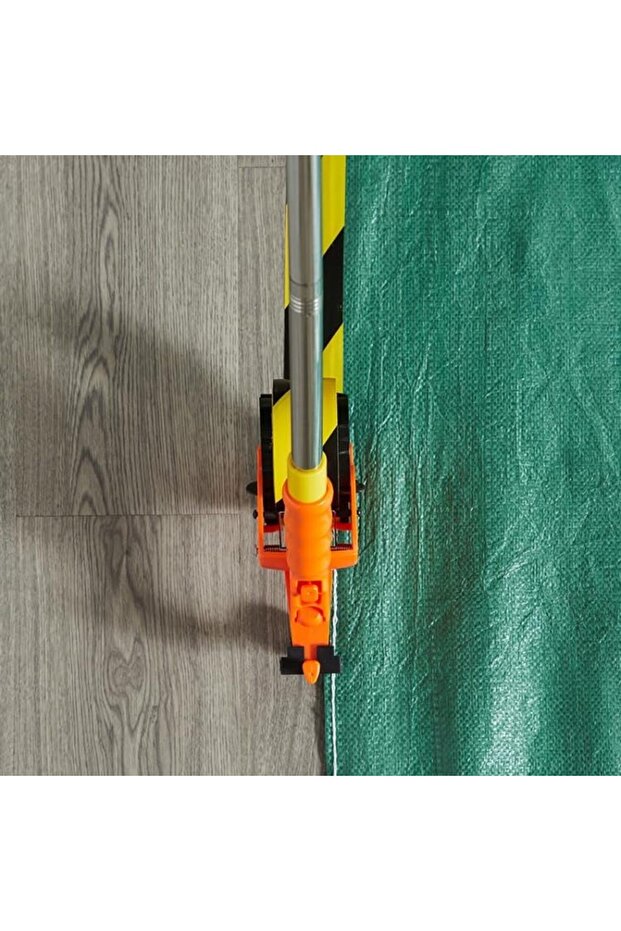 Bending-Free Floor Tape Applicator Quick-Sticking Device For Masking Paper With Extendable Pole - 5