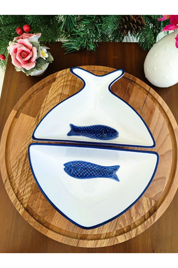 Marines Sunum Tabağı - 2 Parça - 23 cm - 7