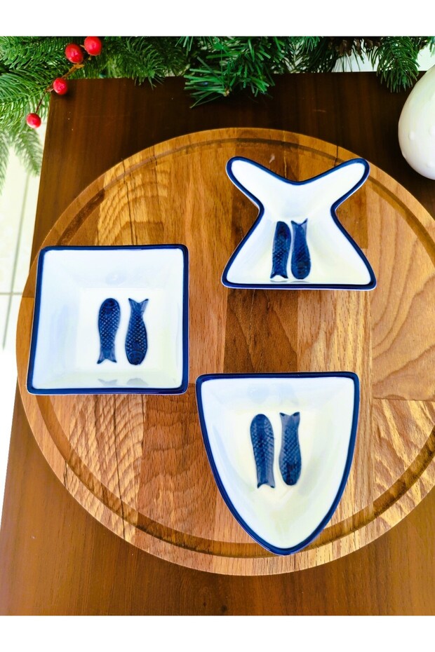 Marines Sunum Tabağı 3 Parça - 6