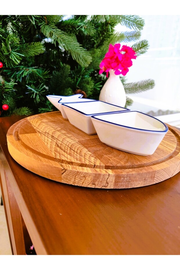 Marines Sunum Tabağı 3 Parça - 5