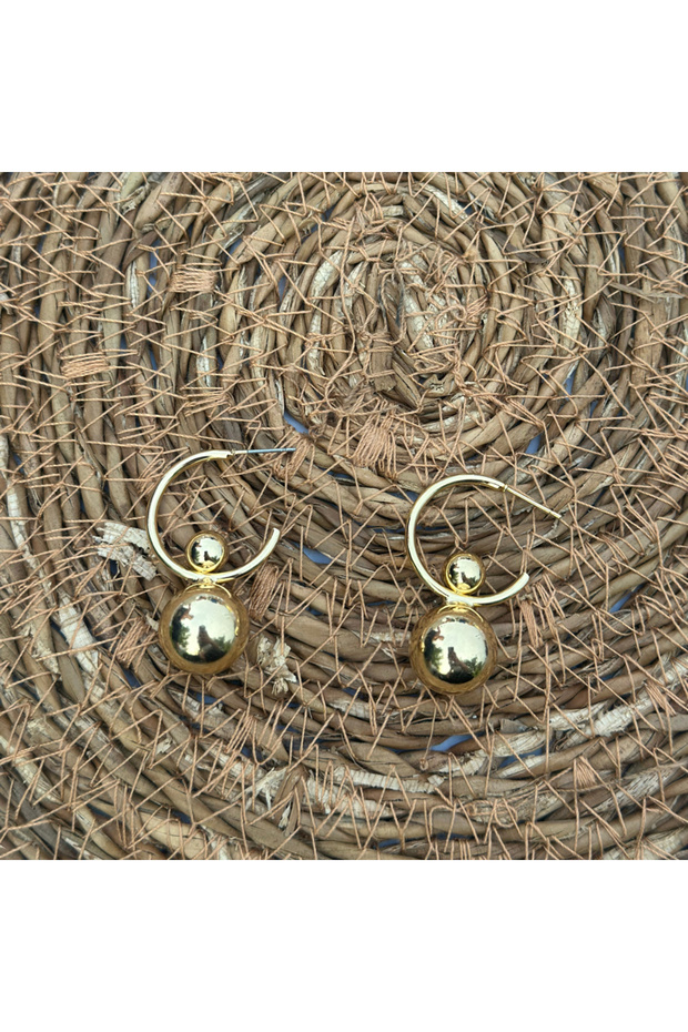 أقراط على شكل كرة أرضية مضيئة - 2