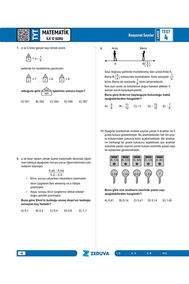 SML Matematik TYT Matematik İlk 12 Soru Bankası - 2