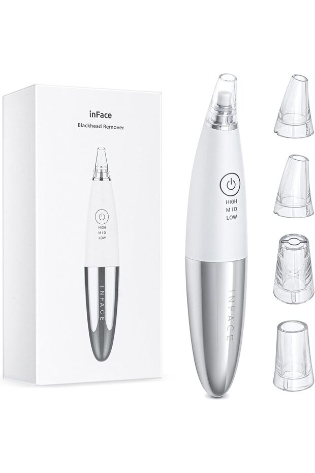 Blackhead Remover Pore Vacuum, Blackhead Extractor Tool Blackhead Vacuum, USB Rechargeable Fa