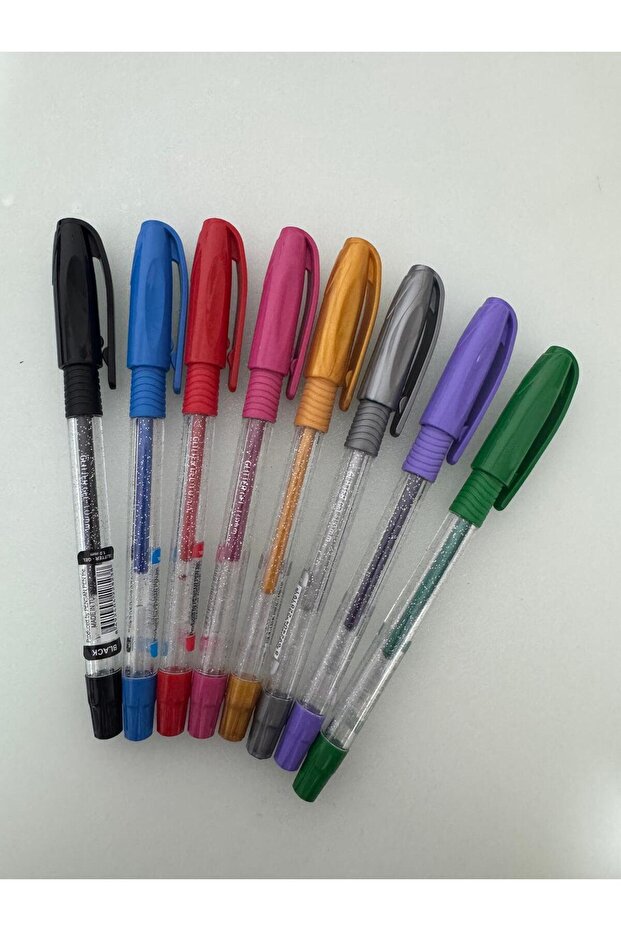 Jel Kalem Jely 1.0 MM Glıtter Simli 8li Karışık Renkler - 1