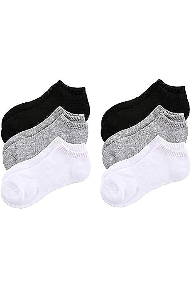 Men's Cotton Low Cut Ankle Socks (6 Pairs)