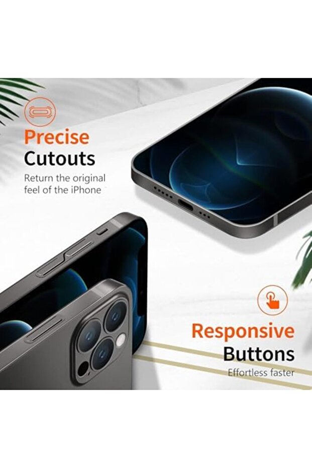iPhone 14 Pro Max Back Cover Case, Black, Protective Camera Design - 8
