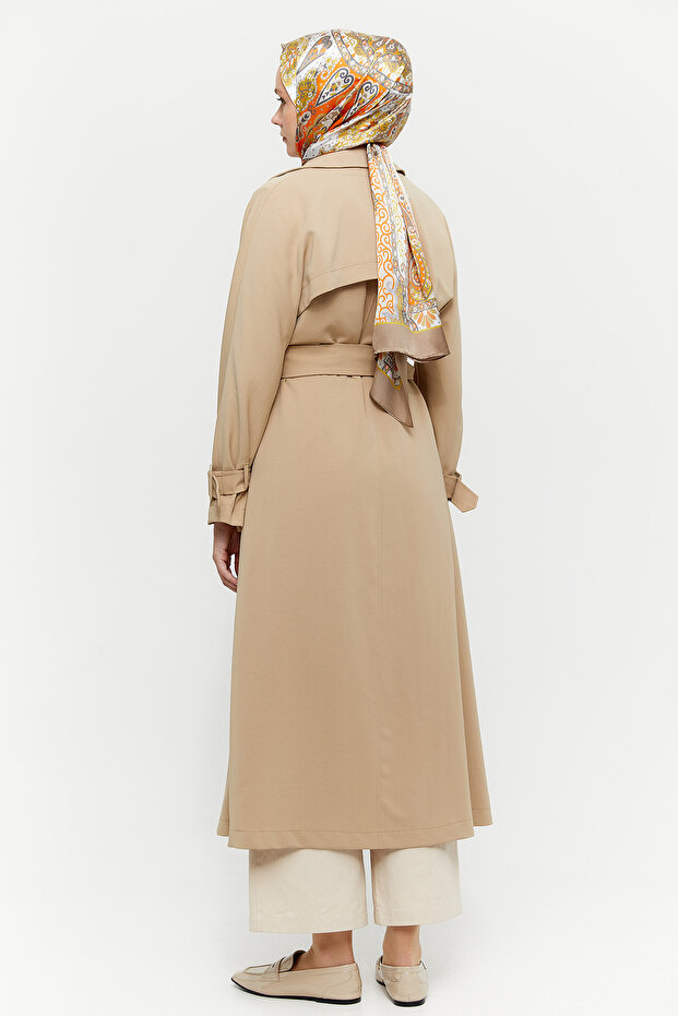 Bolerolu Krep Pardösü - 6