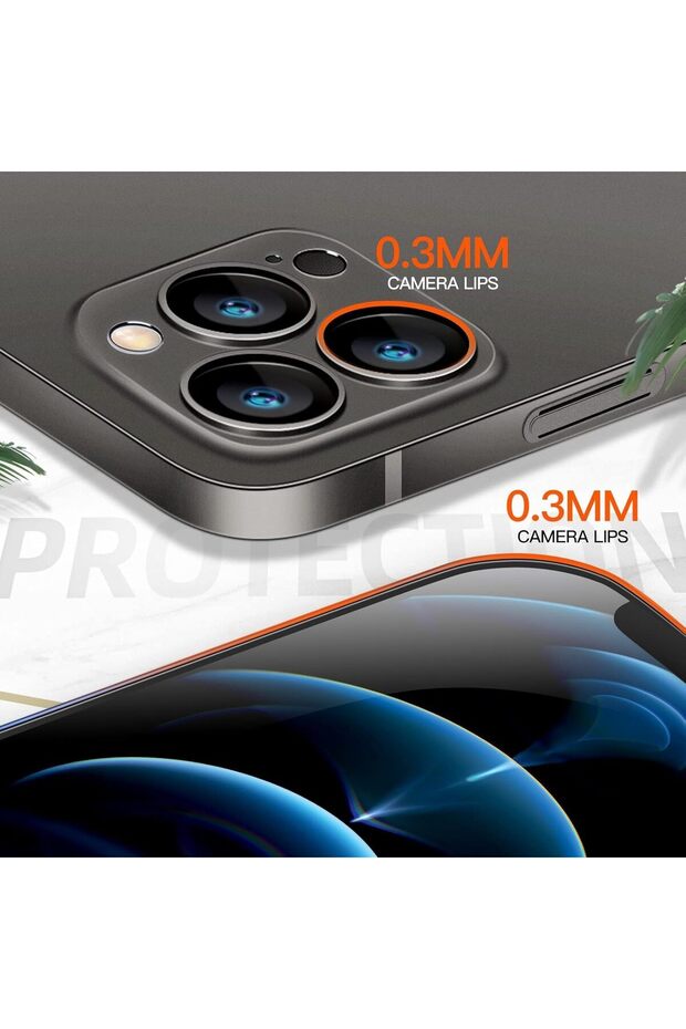 iPhone 14 Pro Max Back Cover Case, Black, Protective Camera Design - 5