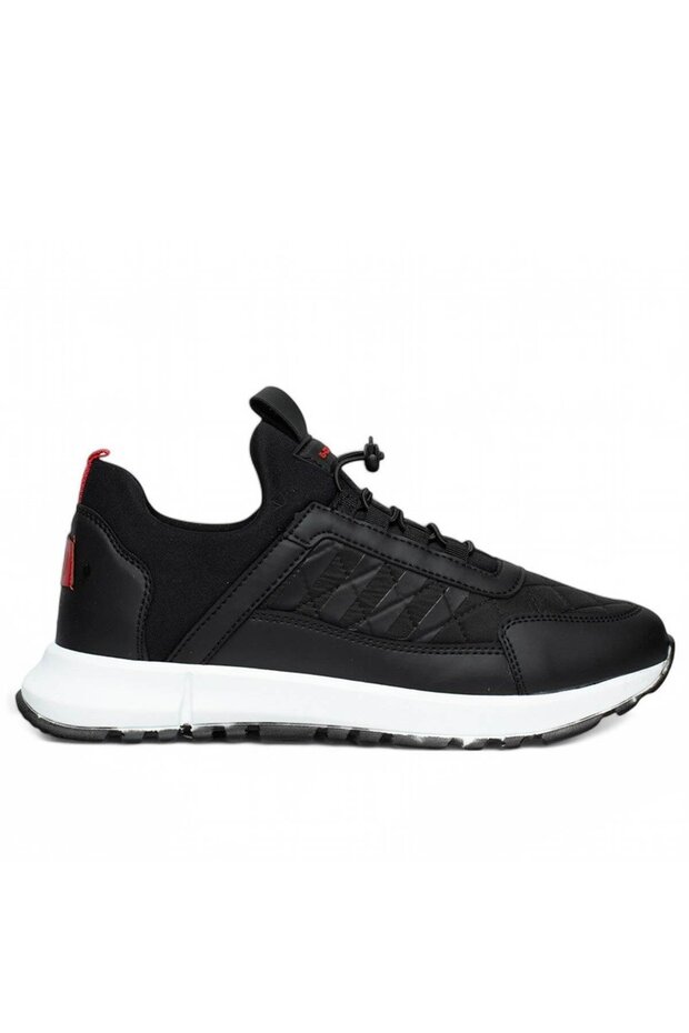 Men's Sports Shoes Black Seasonal Laceless Elastic Daily Orthopedic 1970