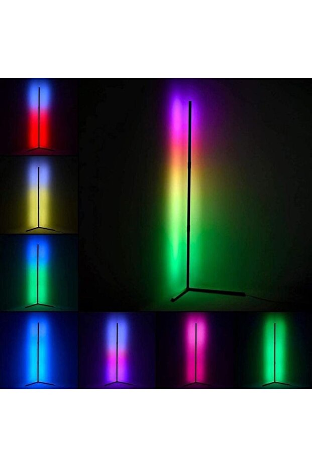 Remote Control LED Light Corner Lamp Multicolour