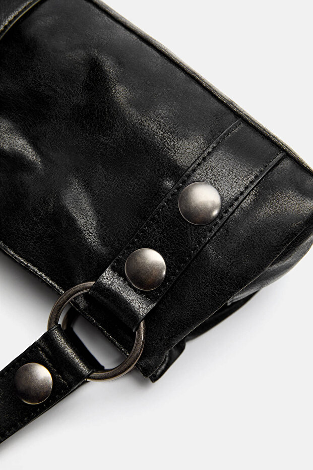 Zımbalı omuz çantası - 3