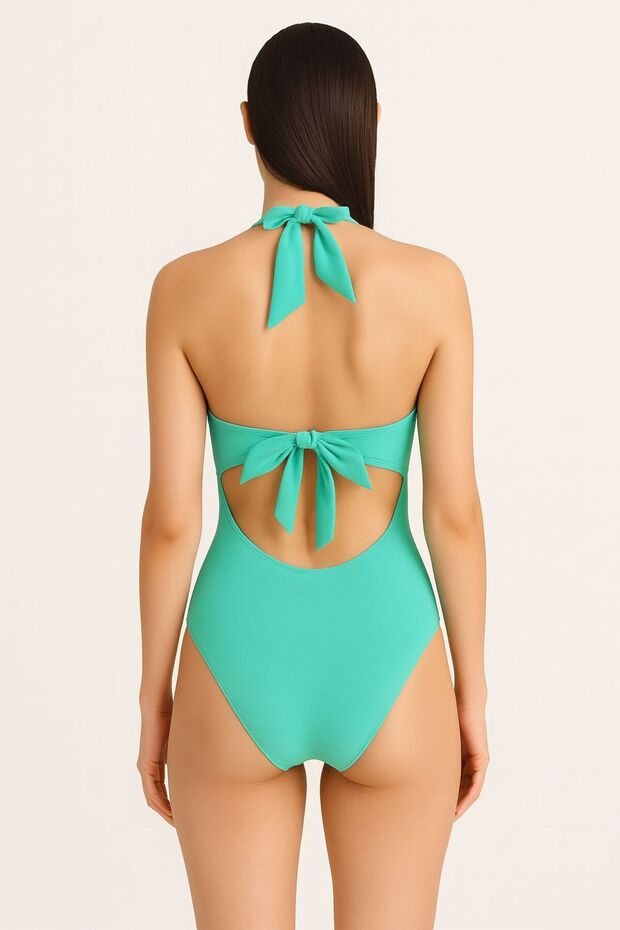 ملابس السباحة مع سلك هالتر - 2