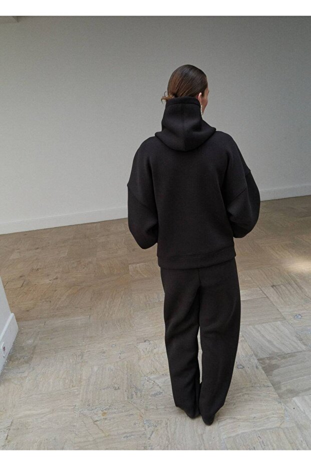 Dikişli jogger pantolon - 4