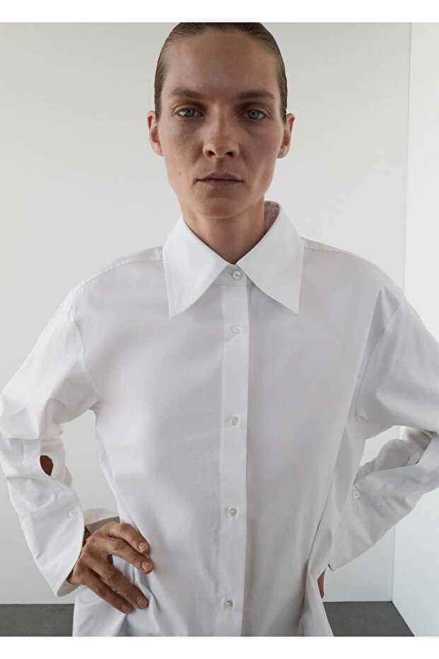 Cross-Back Oversized Shirt