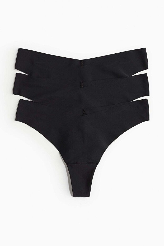 3-pack invisible Brazilian briefs