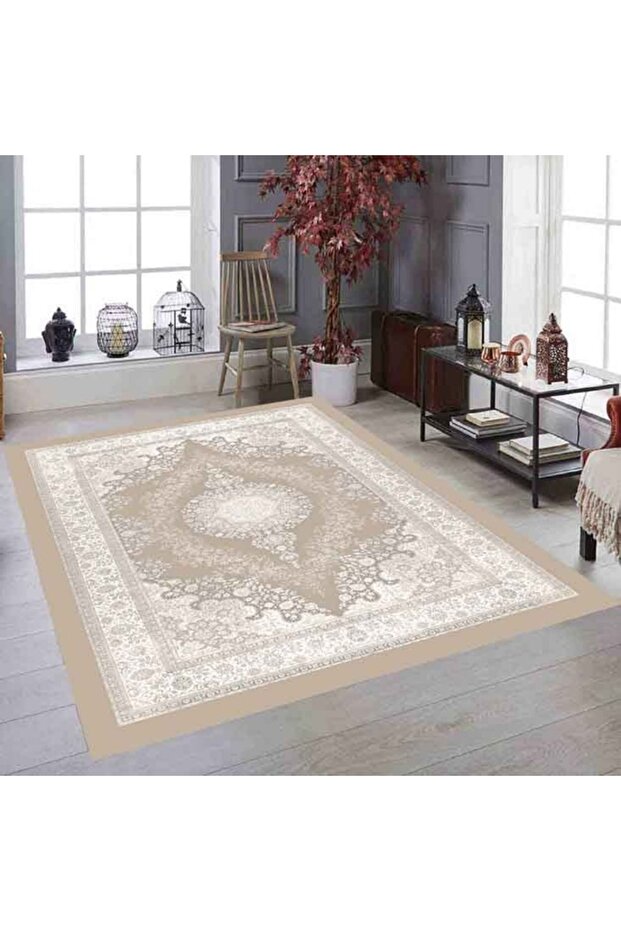Plus Size Rug Cover Size 9 m² 250x350 cm or 12 m² 300x400 cm Washable Striped Rug Cover