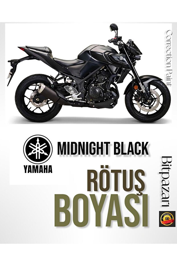 Yamaha Motor Group Midnight Black Metallic Smx Original Touch up Paint 25ml.