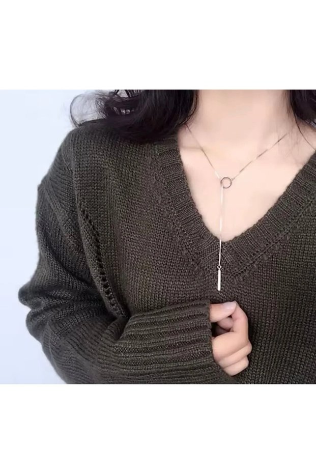 Women's Silver Necklace 60cm