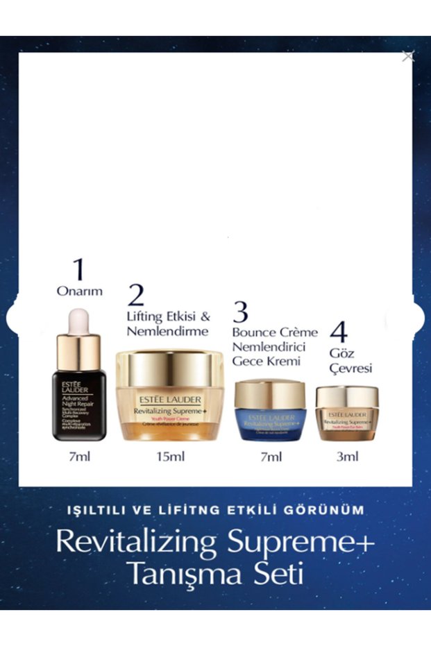 Advanced Night Repair Travel Size Set Serum 7 ml Cream 15 ml Night Cream 7 ml Eye Cream 3 ml