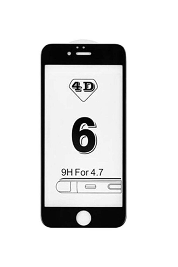 Screen Protector For Apple iPhone 6 Plus Black/Clear - 1