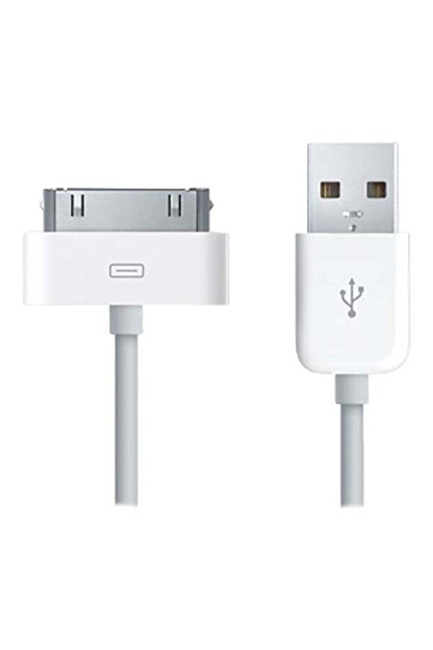 USB Charger Sync Data Cable White - 1