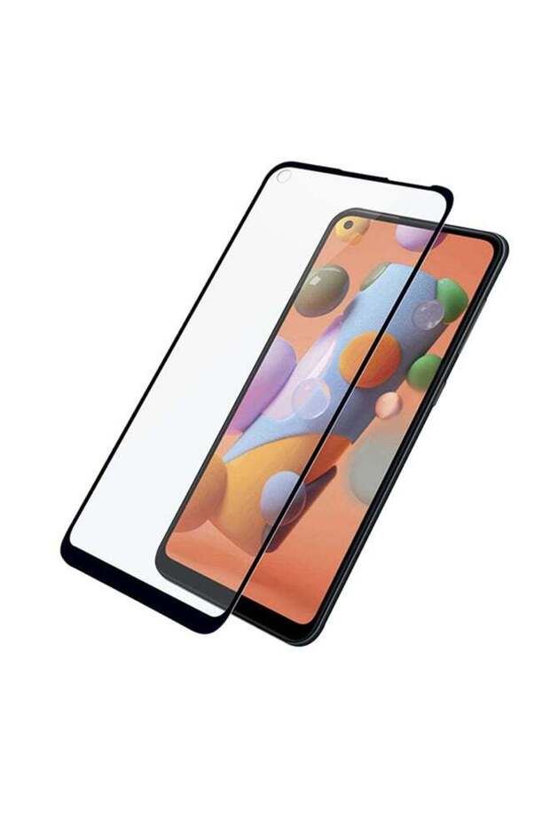 واقي شاشة لهاتف سامسونج A11 شفاف/أسود - 1