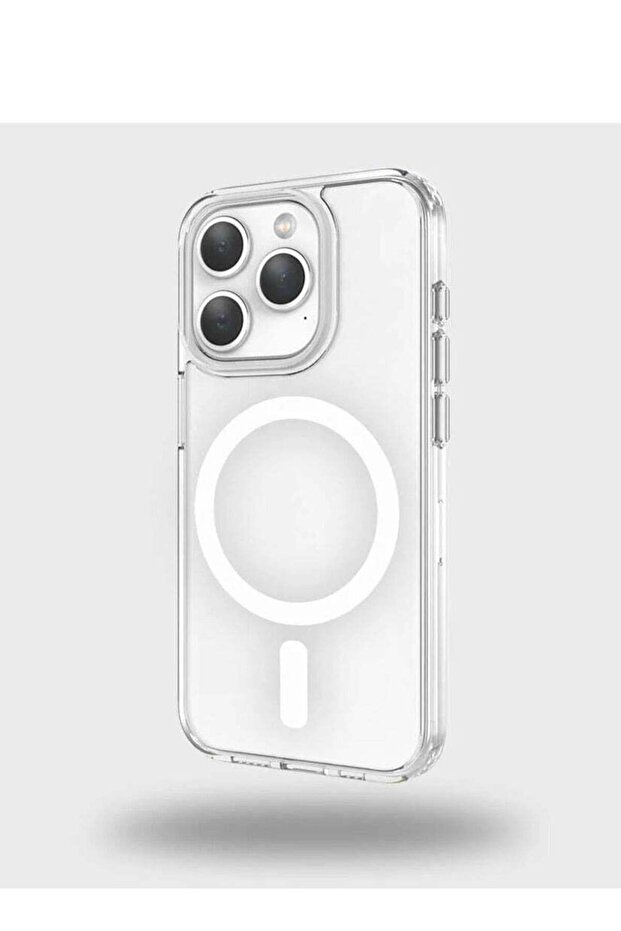 غطاء خلفي شفاف يدعم الشحن اللاسلكي، متوافق مع iPhone 12 Pro Max - 1