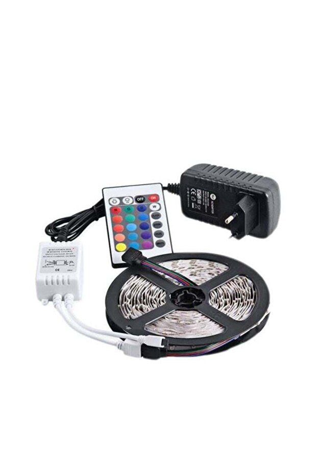 شريط إضاءة LED أحمر/أخضر/أزرق 5 أمتار - 1