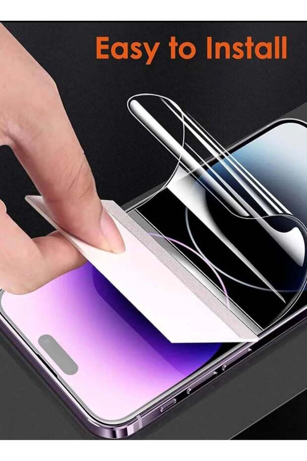 ملصق هيدروجيل شفاف لهاتف iPhone 15 - 1