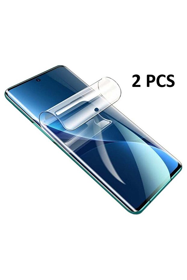 Two Pack Clear Hydrogel Screen Protector Film Compatible with OnePlus Ace 2 - 1