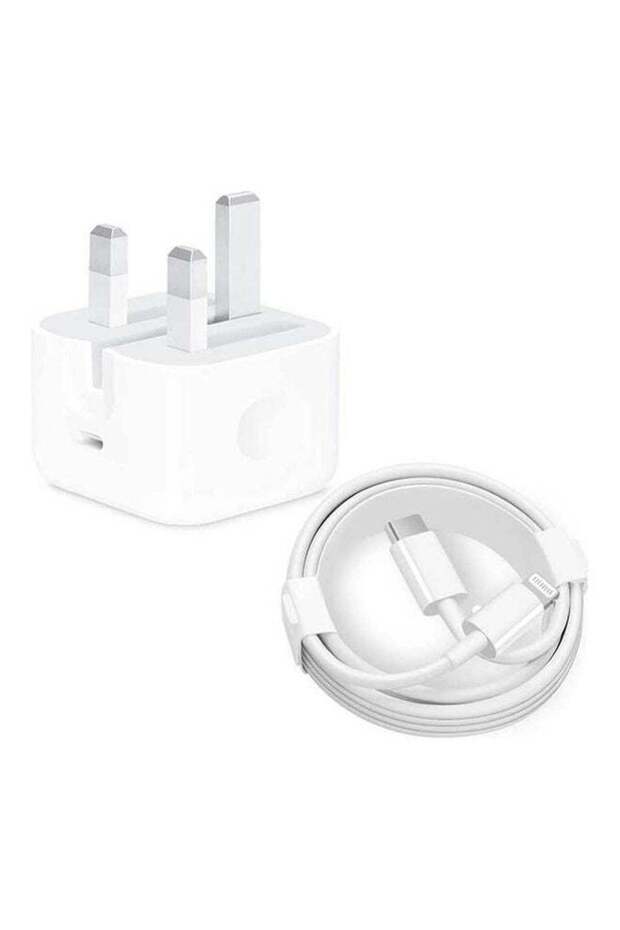 25W Adapter With Usb-C Cable White - 1