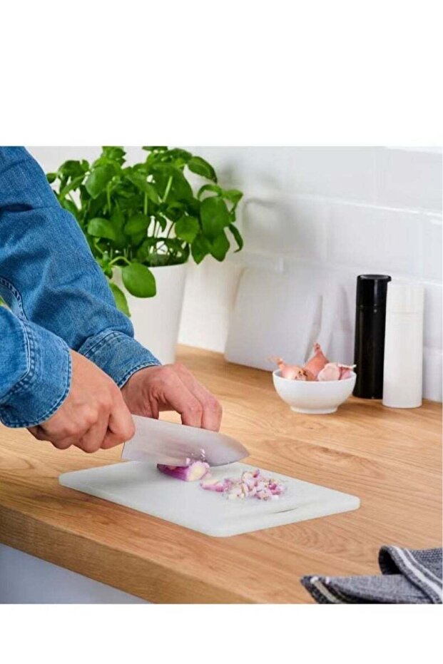 لوح تقطيع أبيض 24 سم - 1