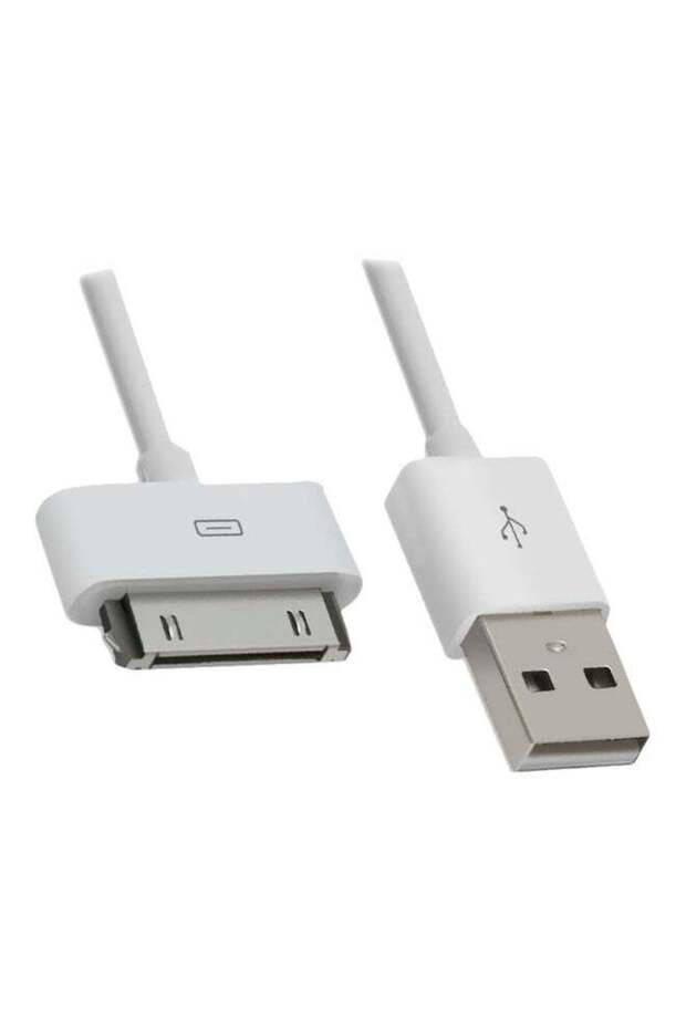 كابل شحن ومزامنة بيانات 30 سنًا أبيض/فضي - 1