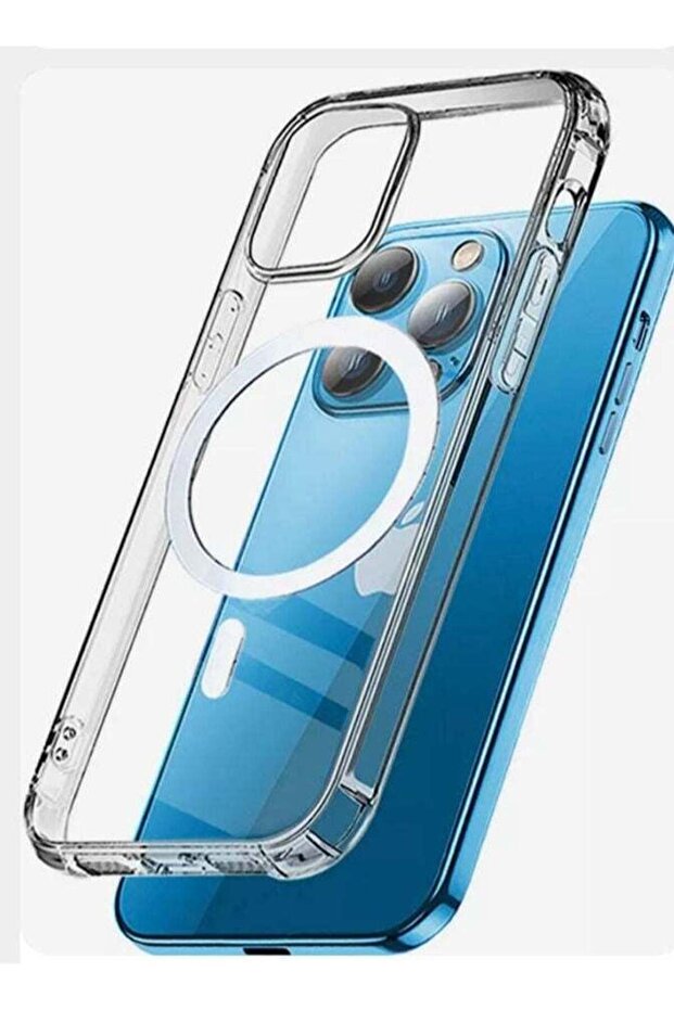 غطاء شفاف مع خاصية MacSafe لجهاز iPhone 13PRO MAX