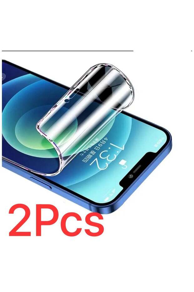 عبوة من قطعتين من واقي الشاشة الهيدروجيل الشفاف المتوافق مع iPhone 13 - 1